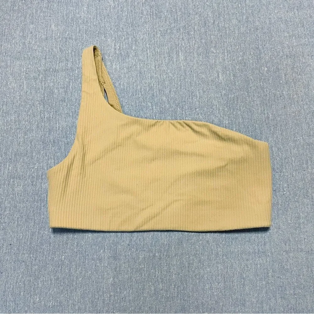 Lululemon Ribbed Nulu Asymmetrical Yoga Bra Size 6